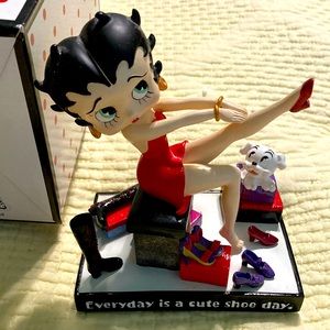 Betty Boop “Everyday is a cute shoe day.” Figurine